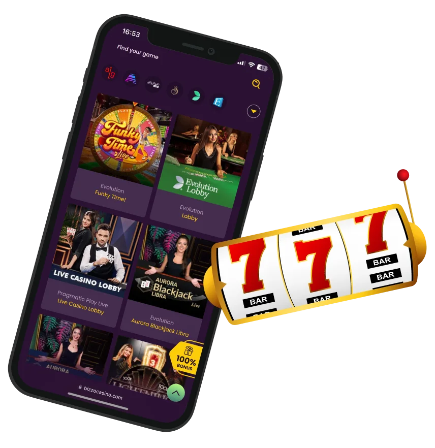 App Móvel Bizzo Casino